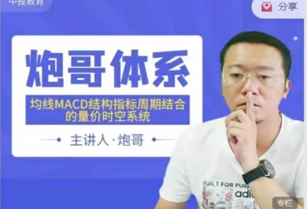 2023炮哥体系均线MACD结构指标周期结合的量价时空系统-静思博客