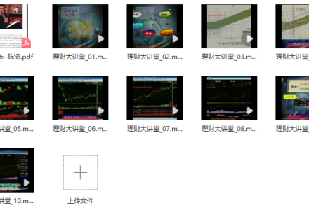 筹码分布理论视频教程共10讲（陈浩）-静思博客