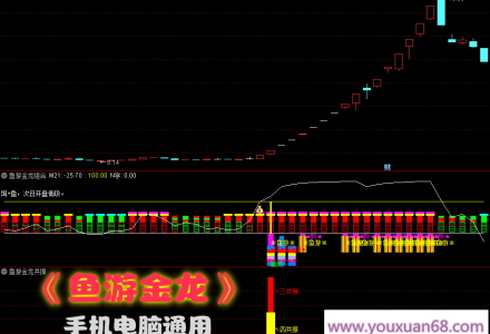 【鱼游金龙】副图选股通达信指标/捕捉强势主升/暴雨入河鱼跃成龙共振信号/手机电脑通用信号不飘逸-静思博客